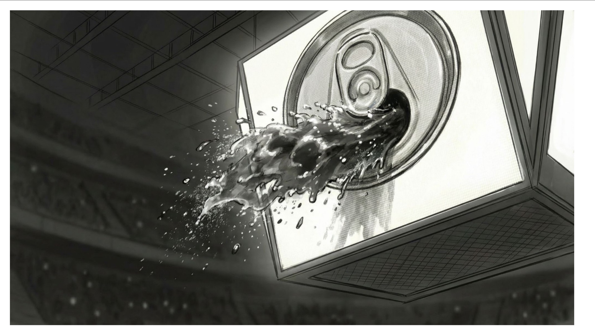 AI-storyboard av cola fra kubedisplay